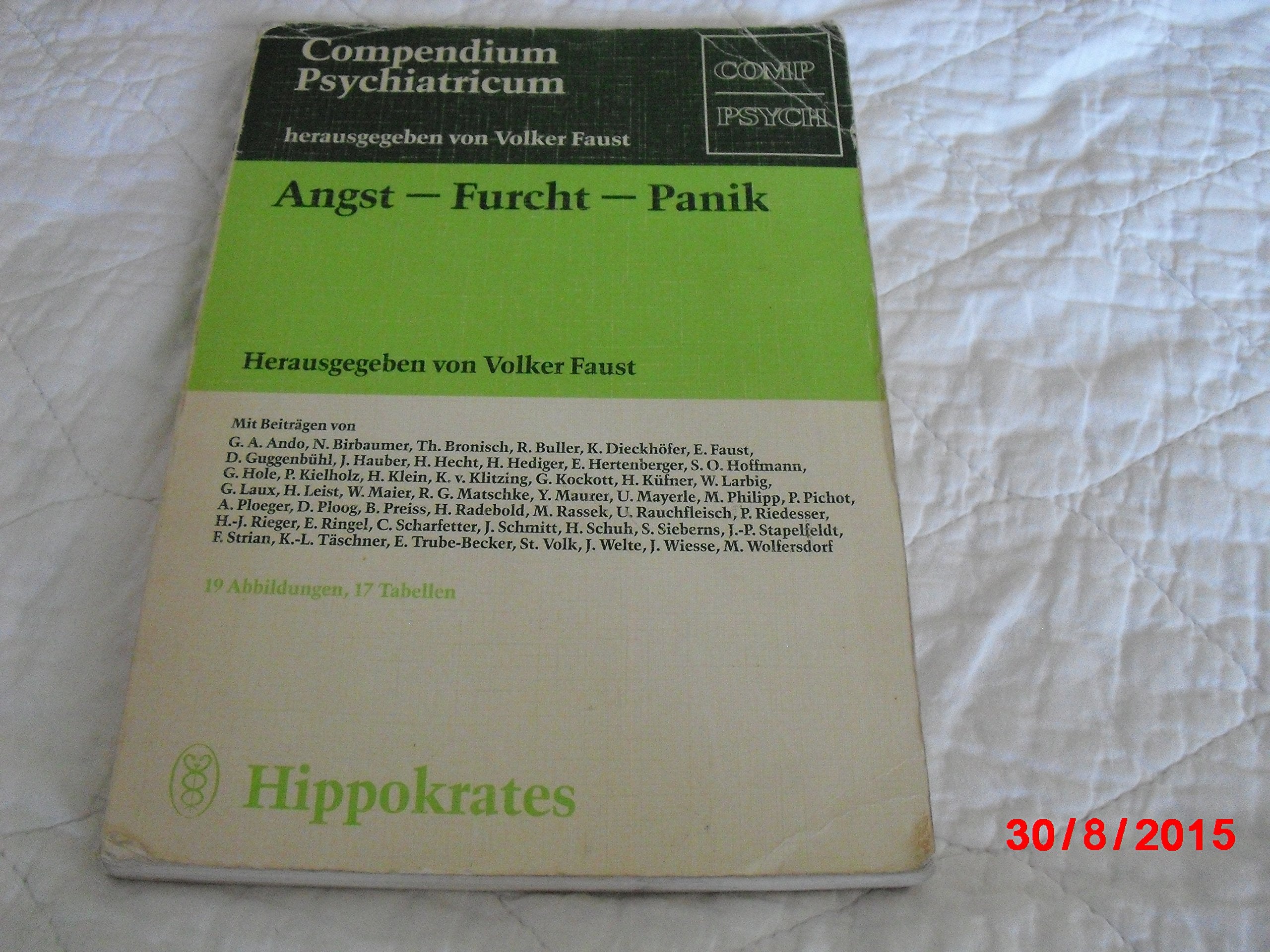 Angst. Furcht. Panik Medicine