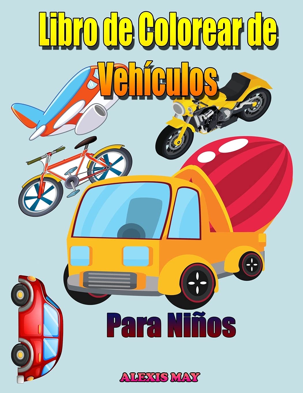 Libro para Colorear de Vehículos para Niños Medicine