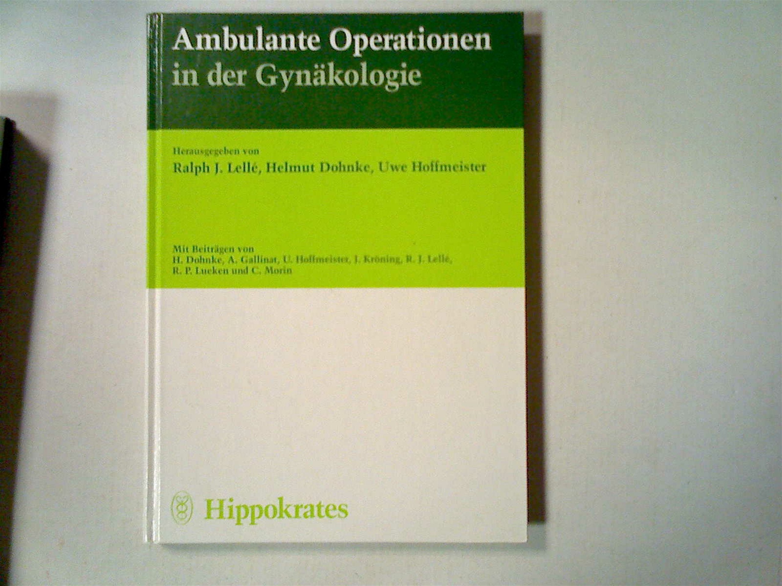 Ambulante Operationen in der Gynäkologie Medicine