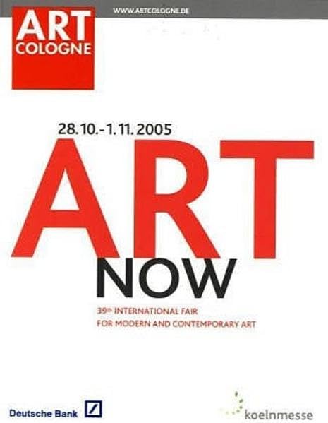 Art Cologne 2005: Katalog zur Messe, 28.10.-1.11.2005 Film, Art & Culture