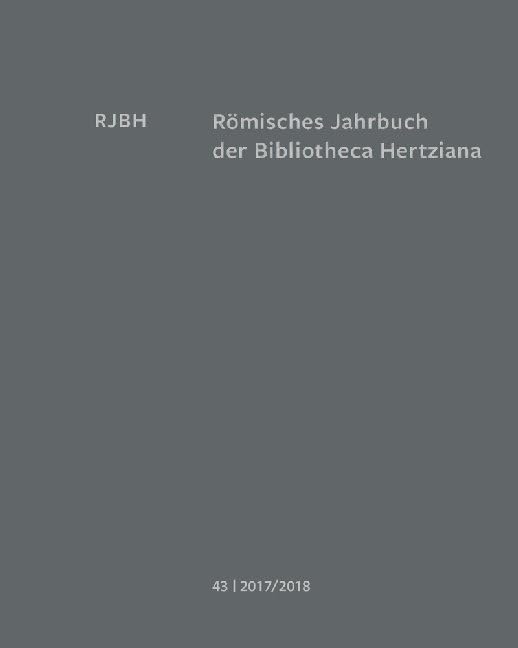 Römisches Jahrbuch der Bibliotheca Hertziana: Band 43 Architecture