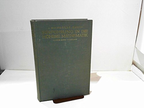 Einführung in die höhere Mathematik (1. Band) Books