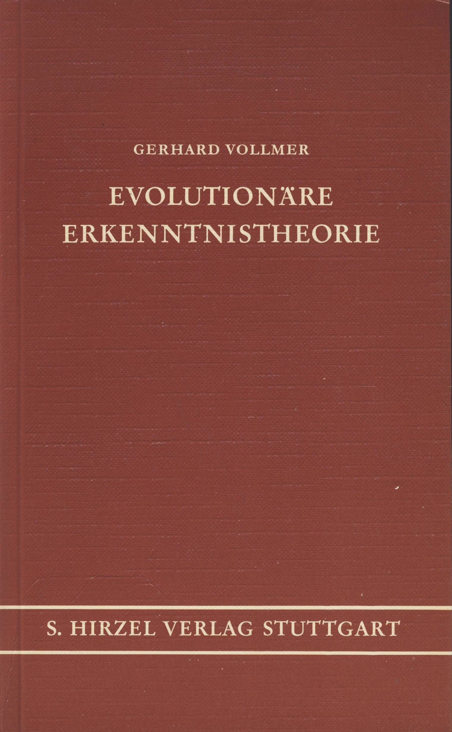 Evolutionäre Erkenntnistheorie. angeborene Erkenntnisstrukturen im Kontext von Biologie, Psychologie Books