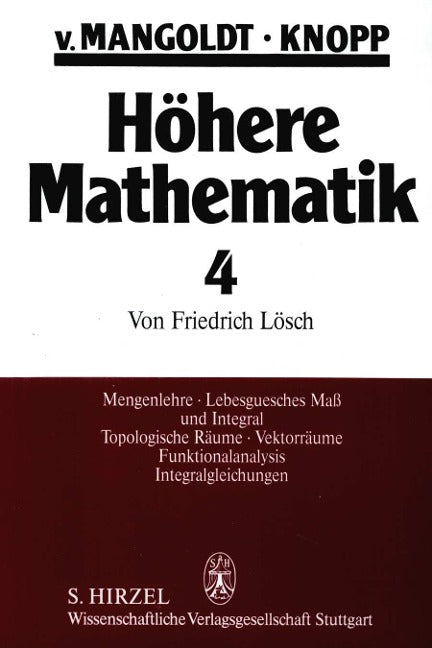 Product Image: Höhere Mathematik IV