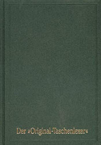 Mittelhochdeutsches Taschenwörterbuch in der Ausgabe letzter Hand "Original Taschenlexer": Nachdruck der 3. Auflage von 1885 General education