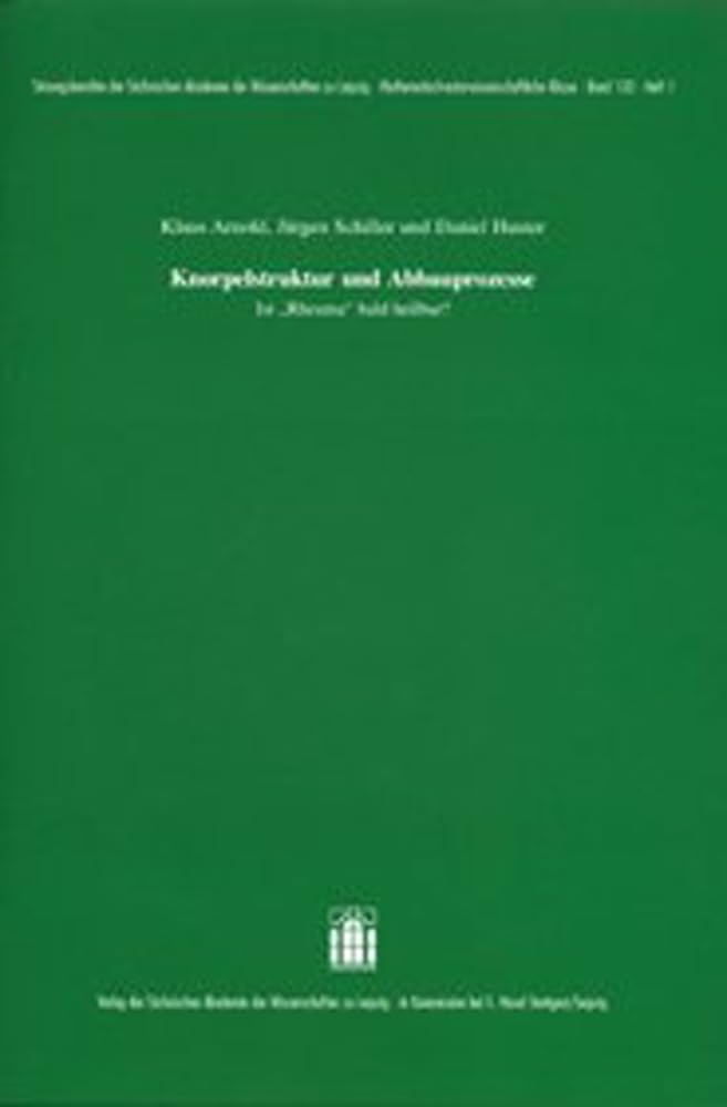 Knorpelstruktur und Abbauprozesse Medicine