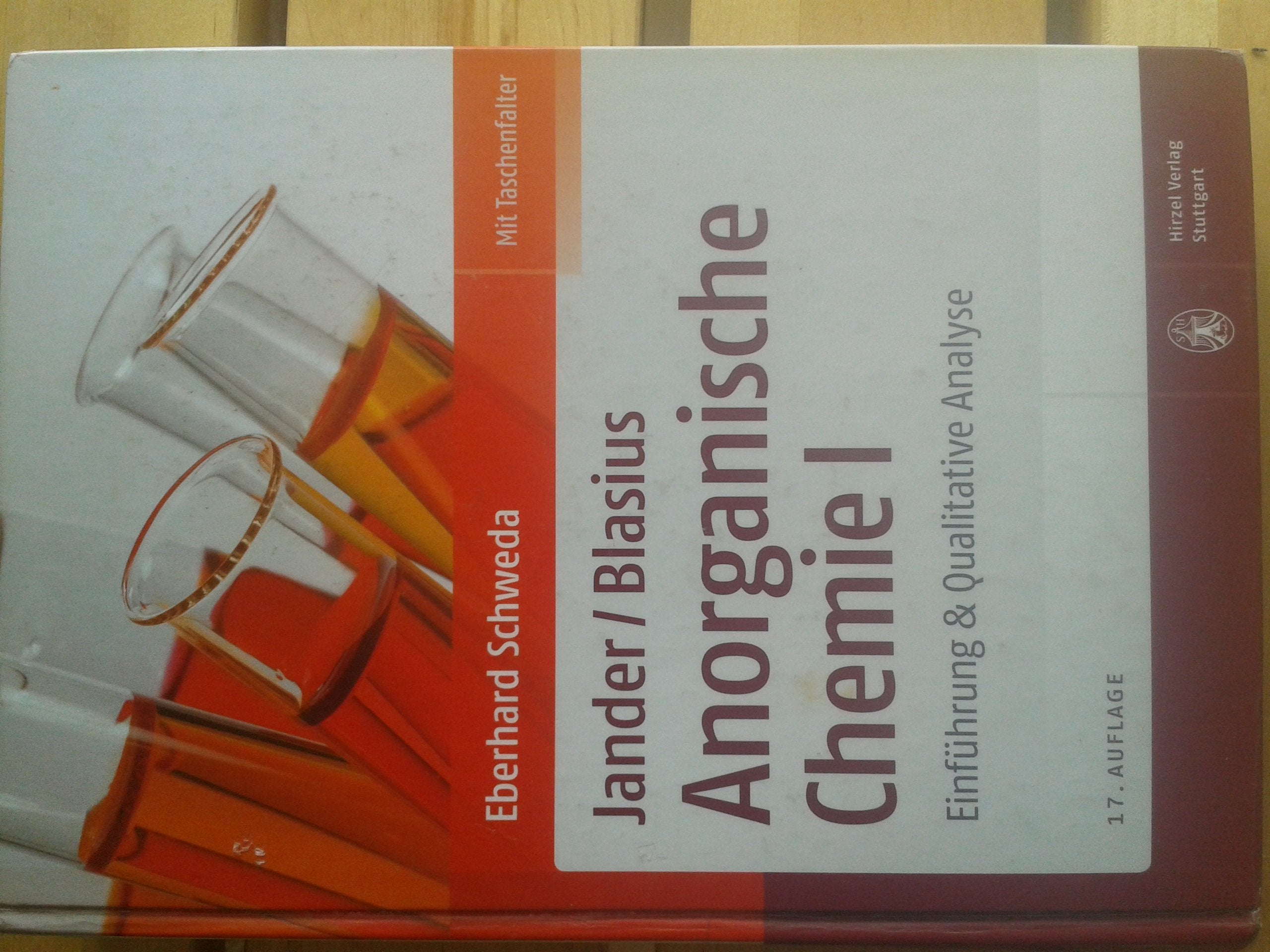Jander/Blasius, Anorganische Chemie I: Einführung & Qualitative Analyse Natural Sciences