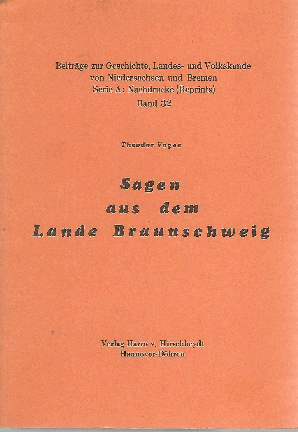Sagen aus dem Lande Braunschweig Books