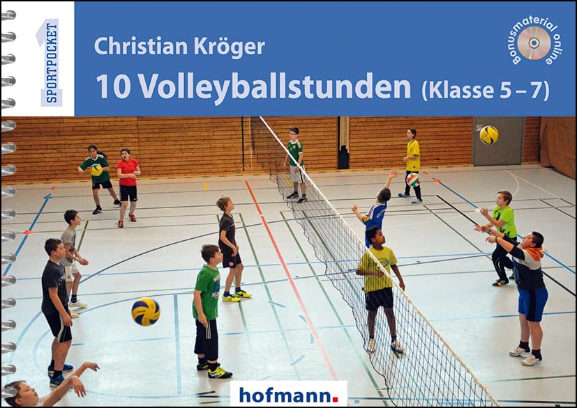 10 Volleyballstunden (Klasse 5-7): Bonusmaterial online (Sportpocket) Study Guides