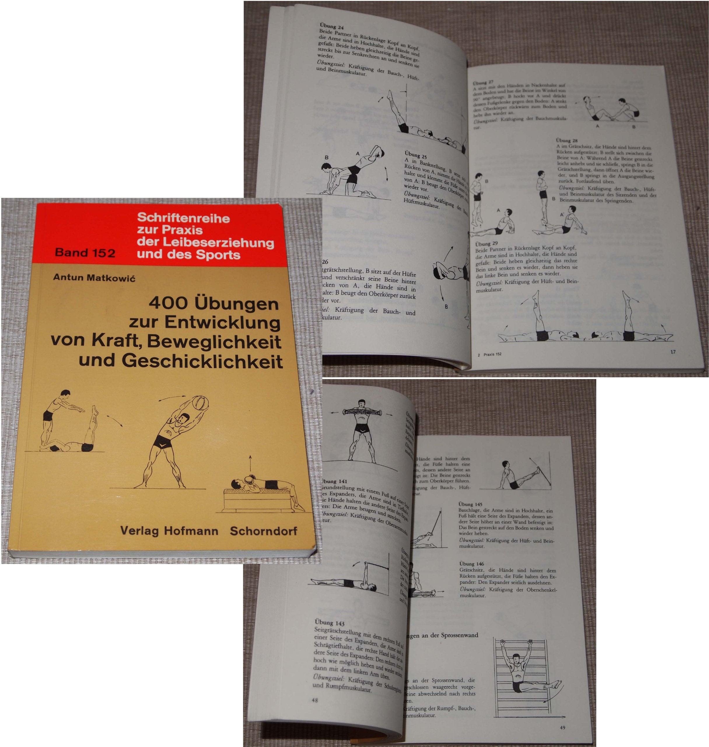 400 Übungen zur Entwicklung von Kraft Beweglichkeit und Geschicklichkeit Books