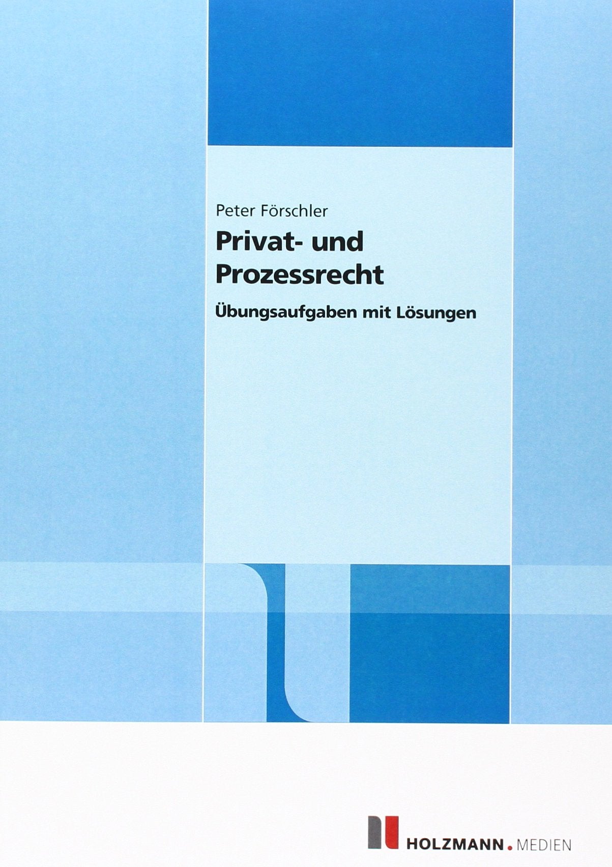 Privat- und Prozessrecht: Übungsaufgaben mit Lösungen (Arbeitshefte zum Betriebswirt des Handwerks) Law