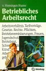 Betriebliches Arbeitsrecht Law