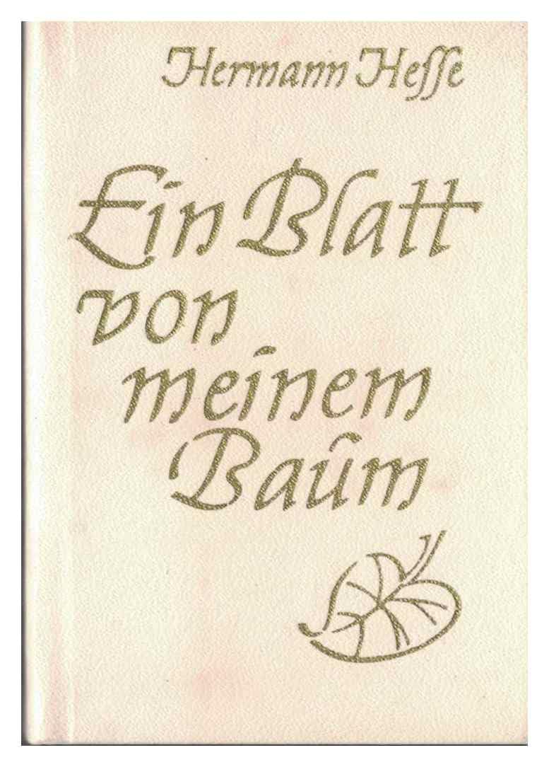 Ein Blatt von meinem Baum Books