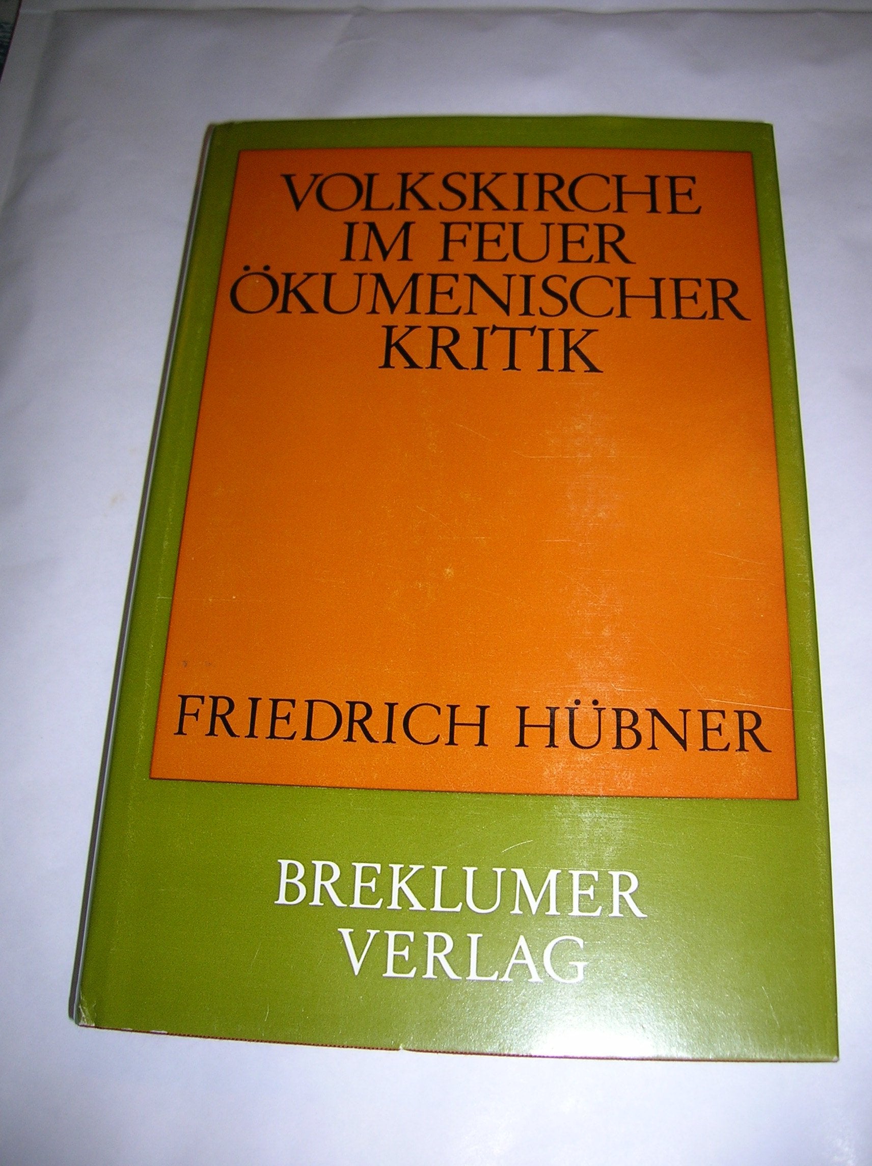 Volkskirche im Feuer okumenischer Kritik (German Edition) book