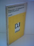 Vorschul-Anregungen I (Reihe Deutsches Jugendinstitut) Books