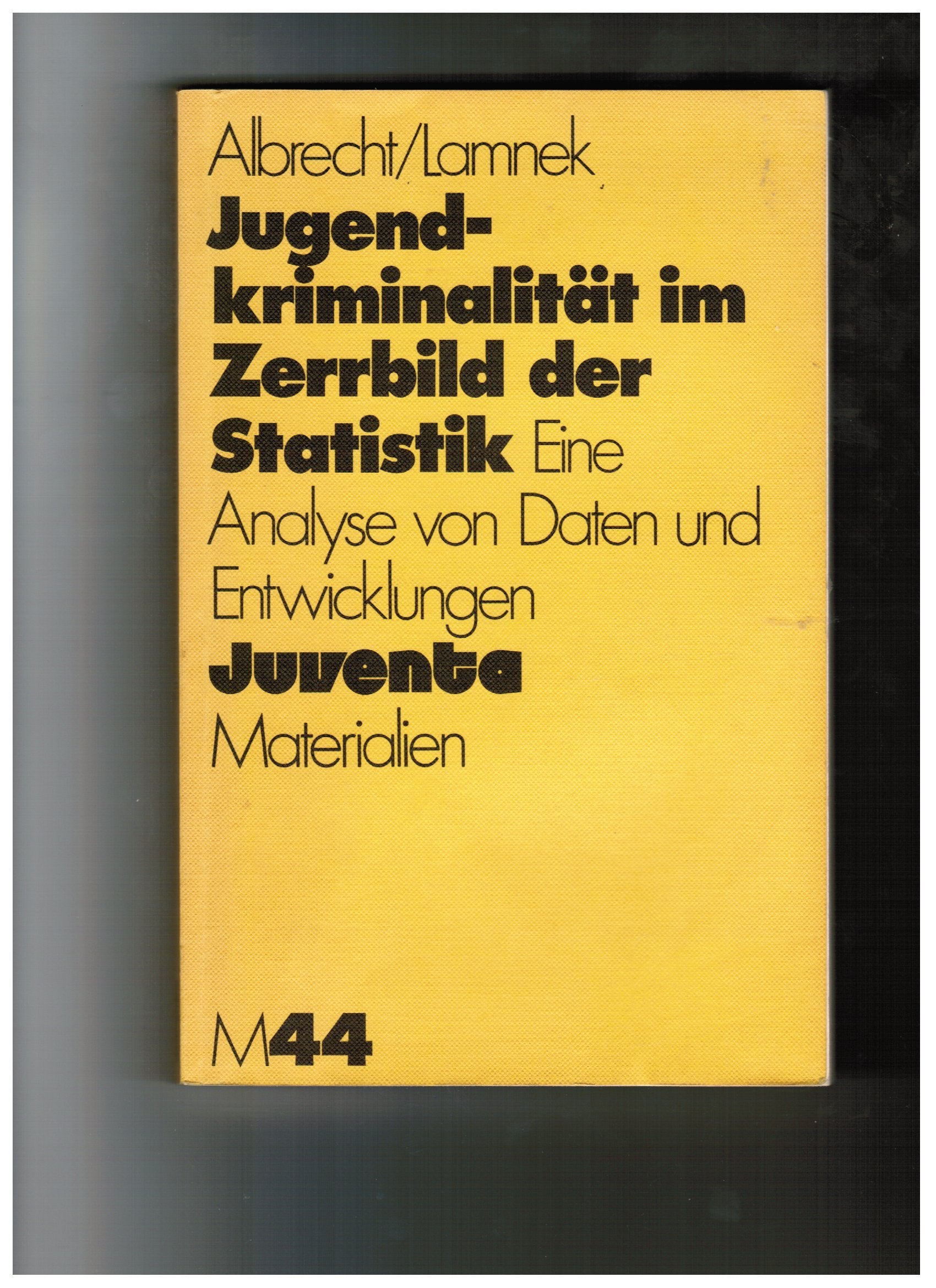 Jugendkriminalität M44 (Juventa Materialien) Books