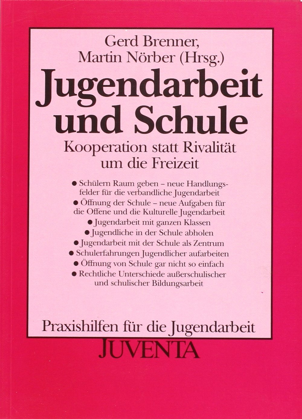 Jugendarbeit und Schule: Kooperation statt Rivalität um die Freizeit (Praxishilfen für die Jugendarbeit) Social Sciences