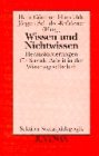 Wissen und Nichtwissen: Herausforderungen für Soziale Arbeit in der Wissensgesellschaft Social Sciences
