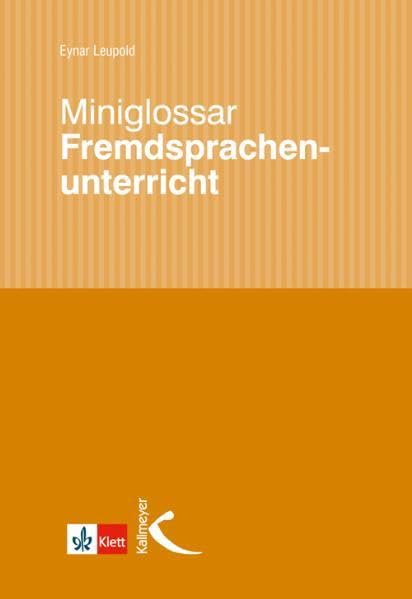 Miniglossar Fremdsprachenunterricht Professional & Reference Books