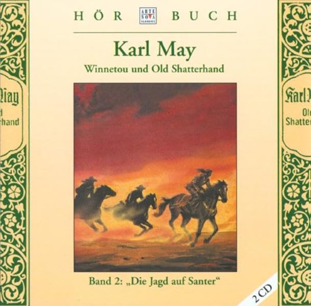 Winnetou und Old Shatterhand, Audio-CDs, Tl.2, Die Jagd auf Santer, 2 Audio-CDs: Hörbuch Books