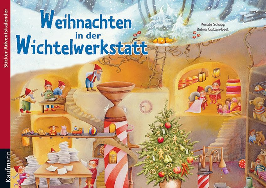 Weihnachten in der Wichtelwerkstatt: Sticker-Adventskalender Calendars