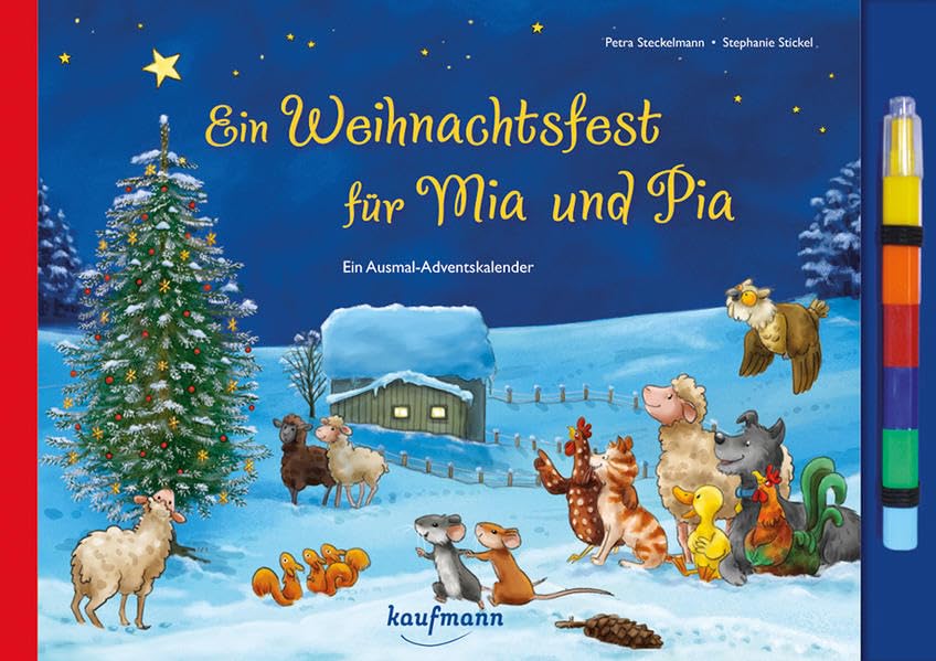 Ein Weihnachtsfest für Mia und Pia. Ein Ausmal-Adventskalender Leisure, Home & Garden