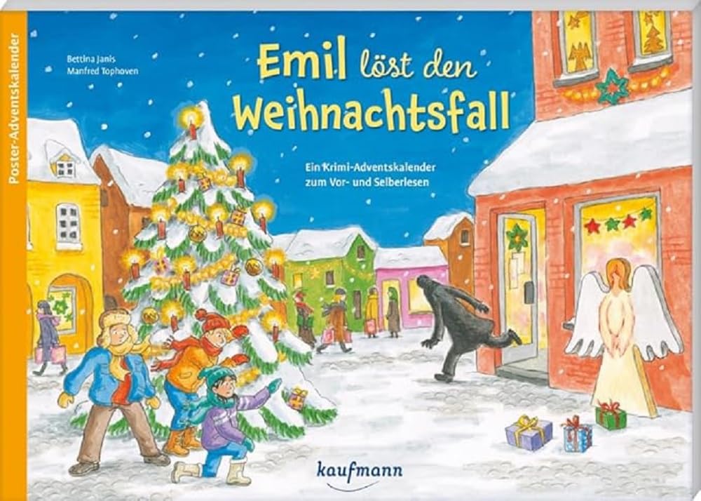 Emil löst den Weihnachtsfall: Ein Krimi-Adventskalender zum Vor- und Selberlesen (Adventskalender mit Geschichten für Kinder: Ein Buch zum Vorlesen und Basteln) Calendars