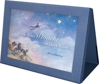 Product Image: Binde deine Wünsche an einen Stern: 32 Grußkarten