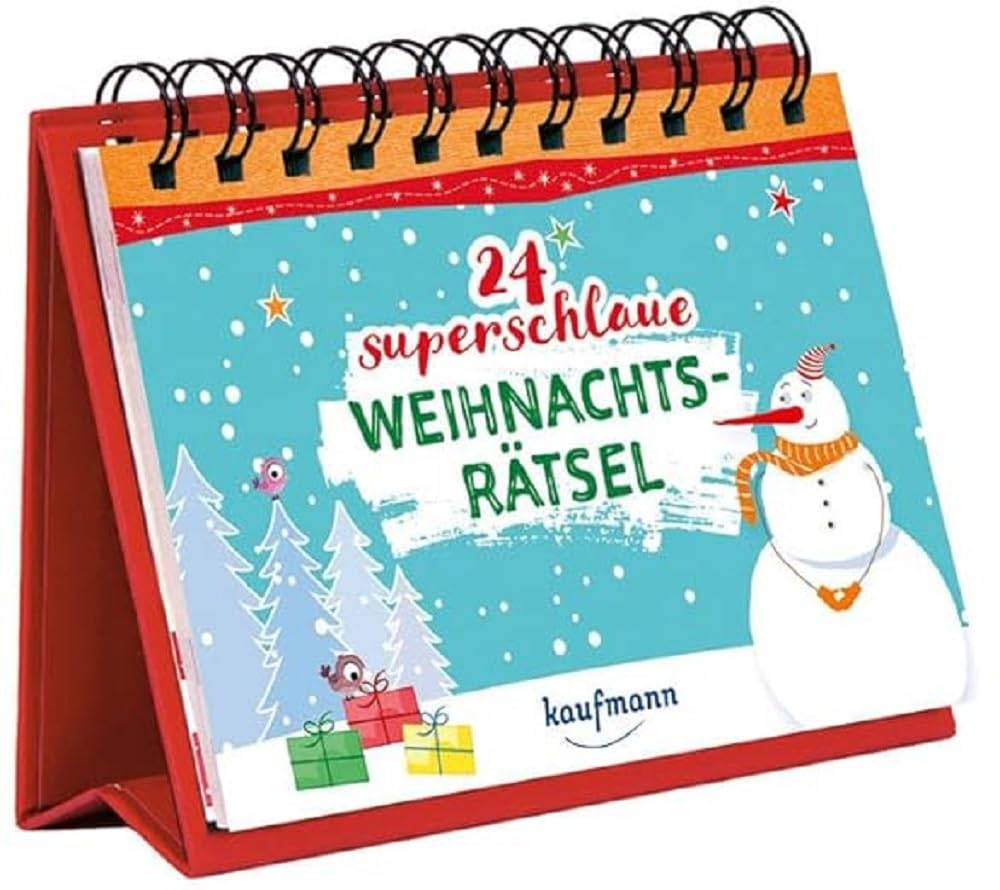24 superschlaue Weihnachtsrätsel (Adventskalender für Erwachsene: Aufstell-Buch mit Rätseln) Lifestyle