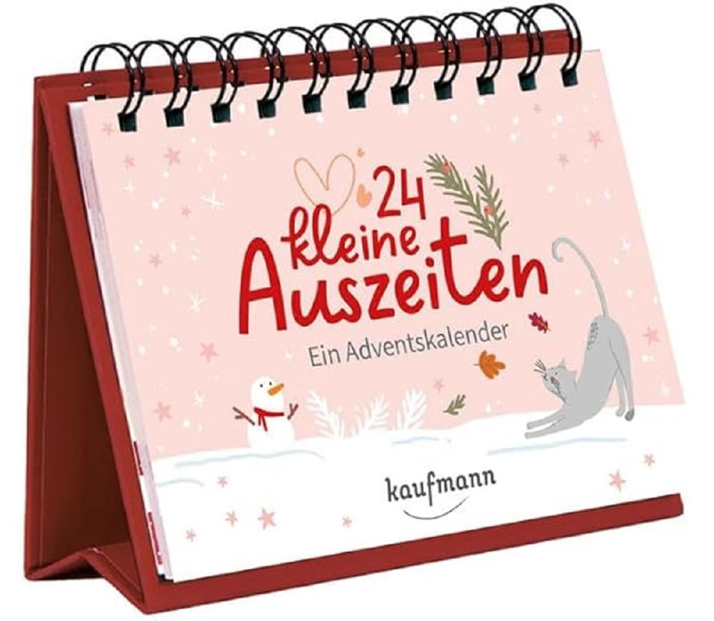 24 kleine Auszeiten: Ein Adventskalender (Adventskalender für Erwachsene: Ein Aufstell-Buch) Lifestyle