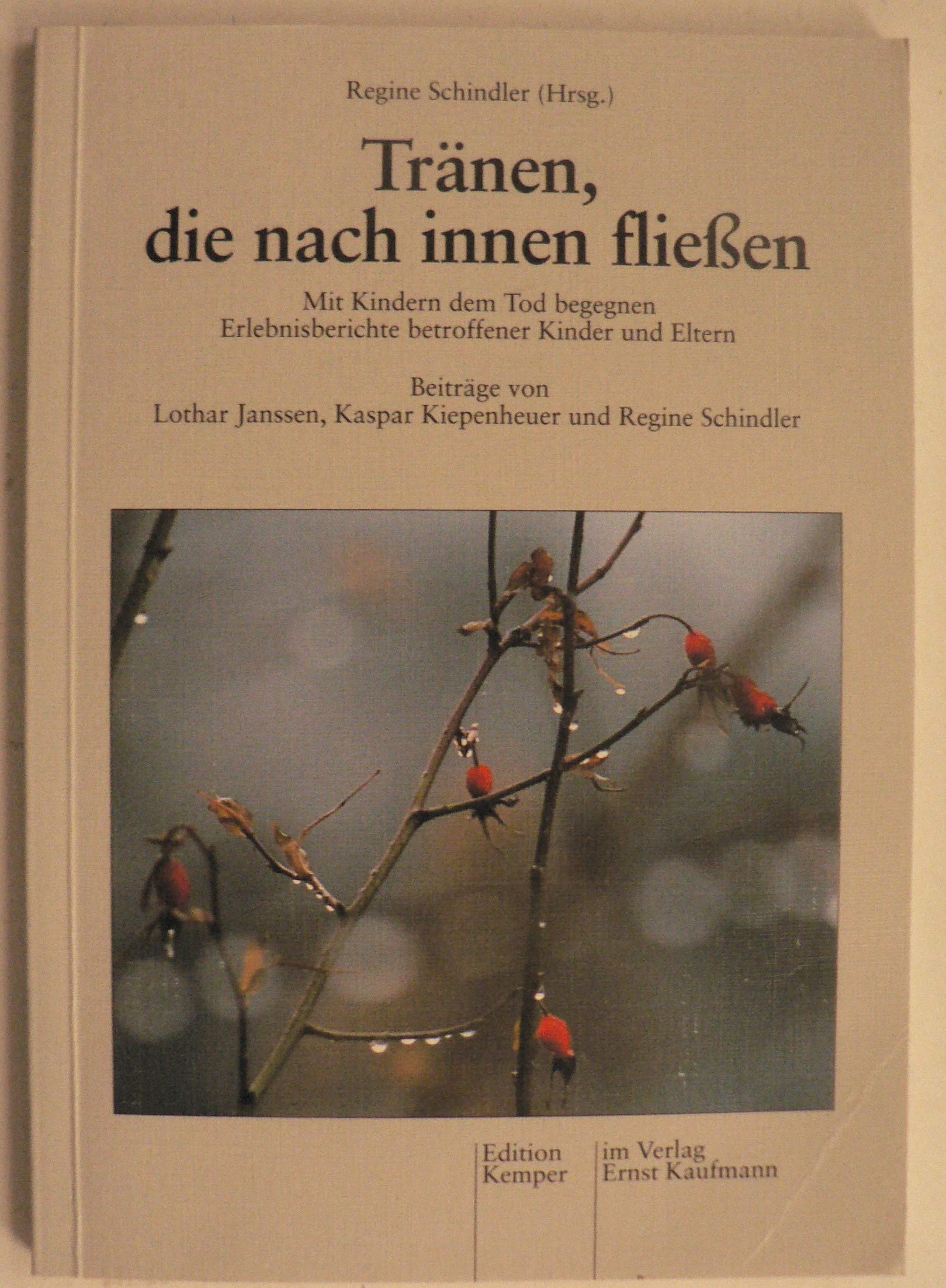 Tränen, die nach innen fließen. Mit Kindern dem Tod begegnen. Erlebnisberichte betroffener Kinder und Eltern. Parents & Children