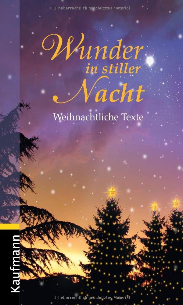 Wunder in stiller Nacht Contemporary literature