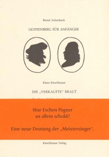 Lichtenberg für Anfänger / Die "verkaufte" Braut: zur Vorgeschichte einer Auslobung Arts & Music