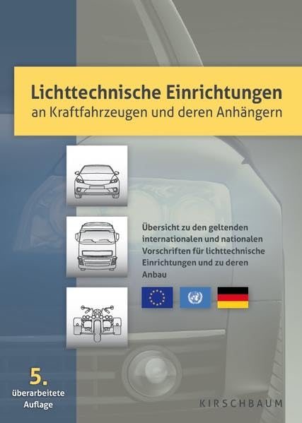 Lichttechnische Einrichtungen an Kraftfahrzeugen und deren Anhängern Reference Books