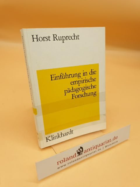 Einführung in die empirische pädagogische Forschung Books