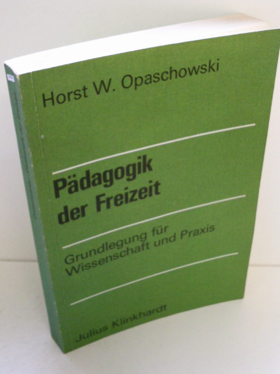 Pädagogik der Freizeit. Grundlegung für Wissenschaft und Praxis. book