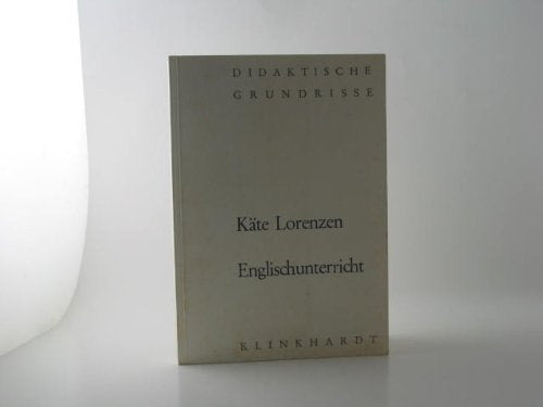 Englischunterricht (Didaktische Grundrisse) Foreign Languages ​​& Dictionaries