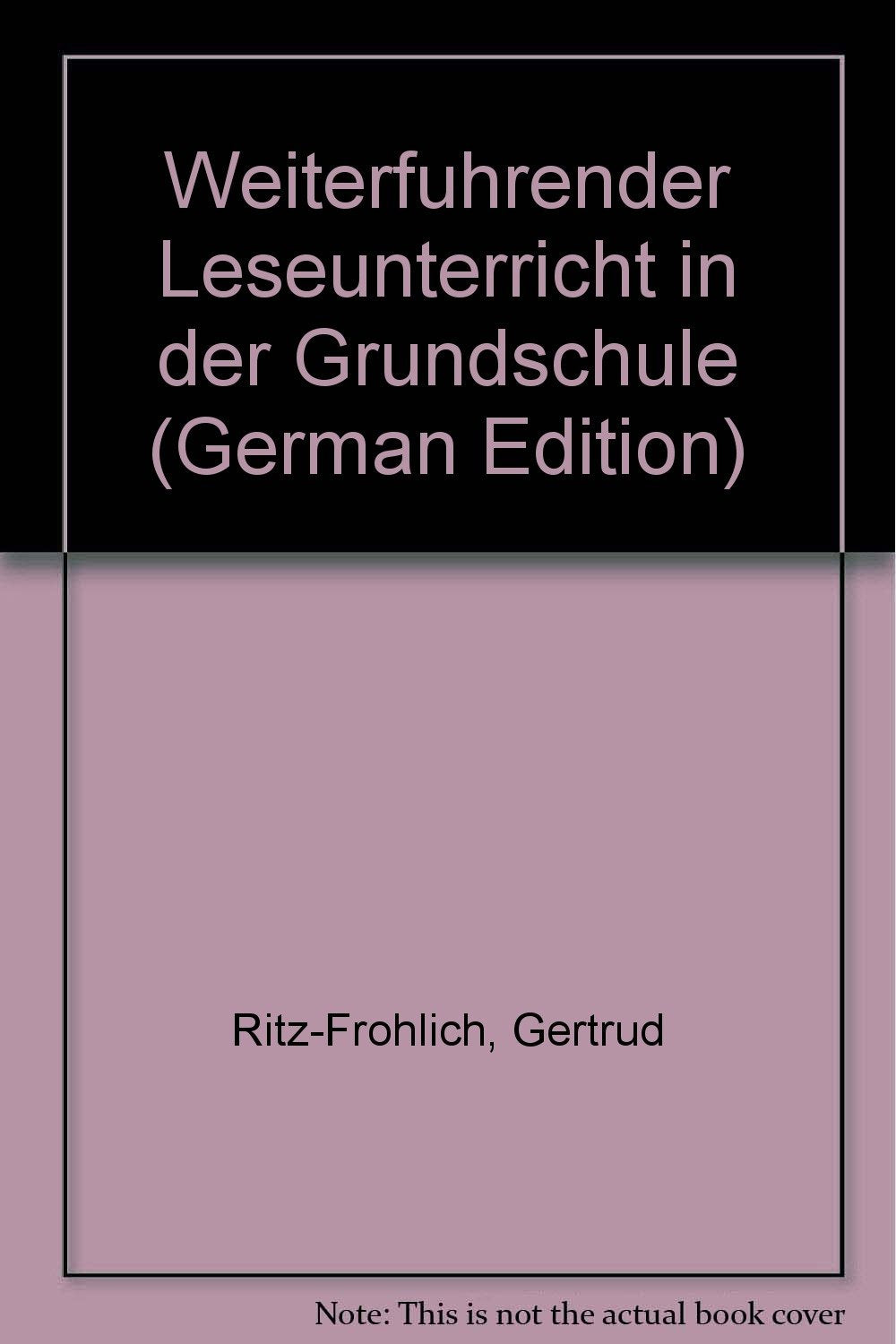 Product Image: Weiterführender Leseunterricht in der Grundschule