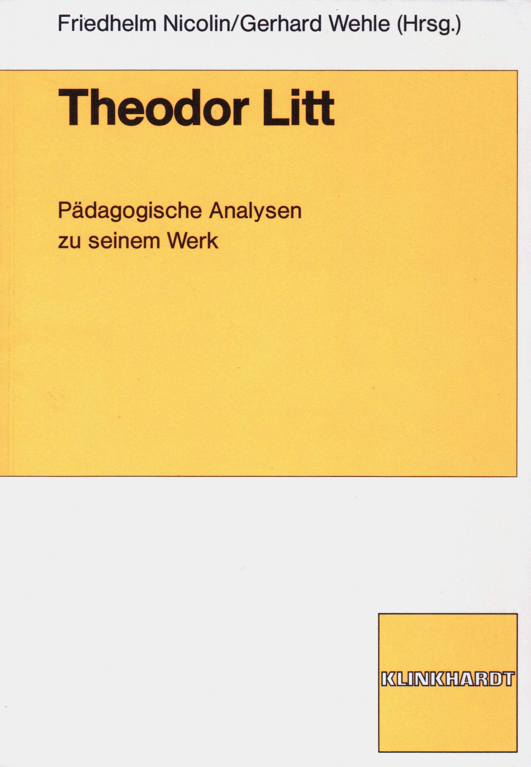 Theodor Litt Books