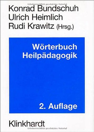 Wörterbuch Heilpädagogik Books