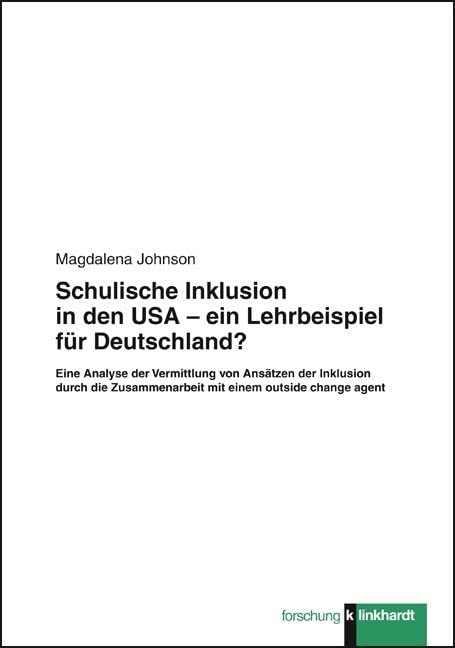 Schulische Inklusion in den USA - ein Lehrbeispiel für Deutschland? book