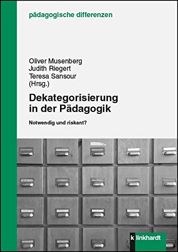 Dekategorisierung in der Pädagogik Books