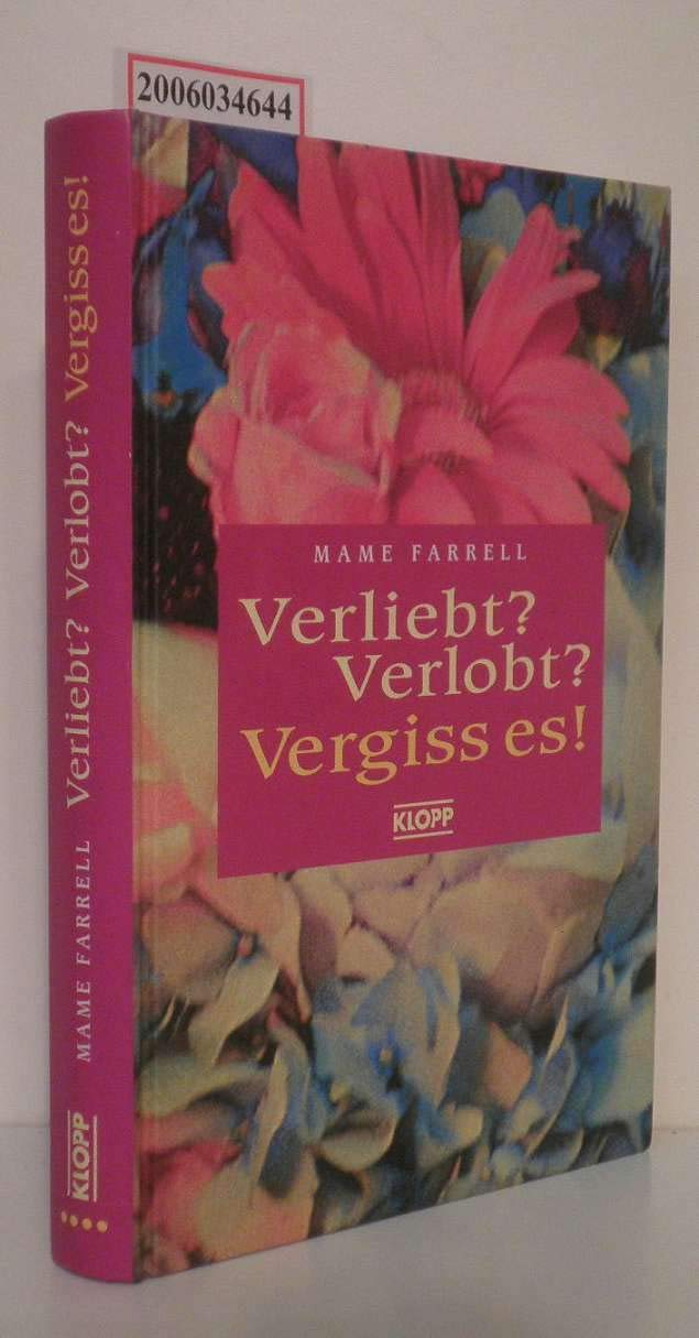 Verliebt? Verlobt? Vergiss es!. Ab 12 Jahre Books