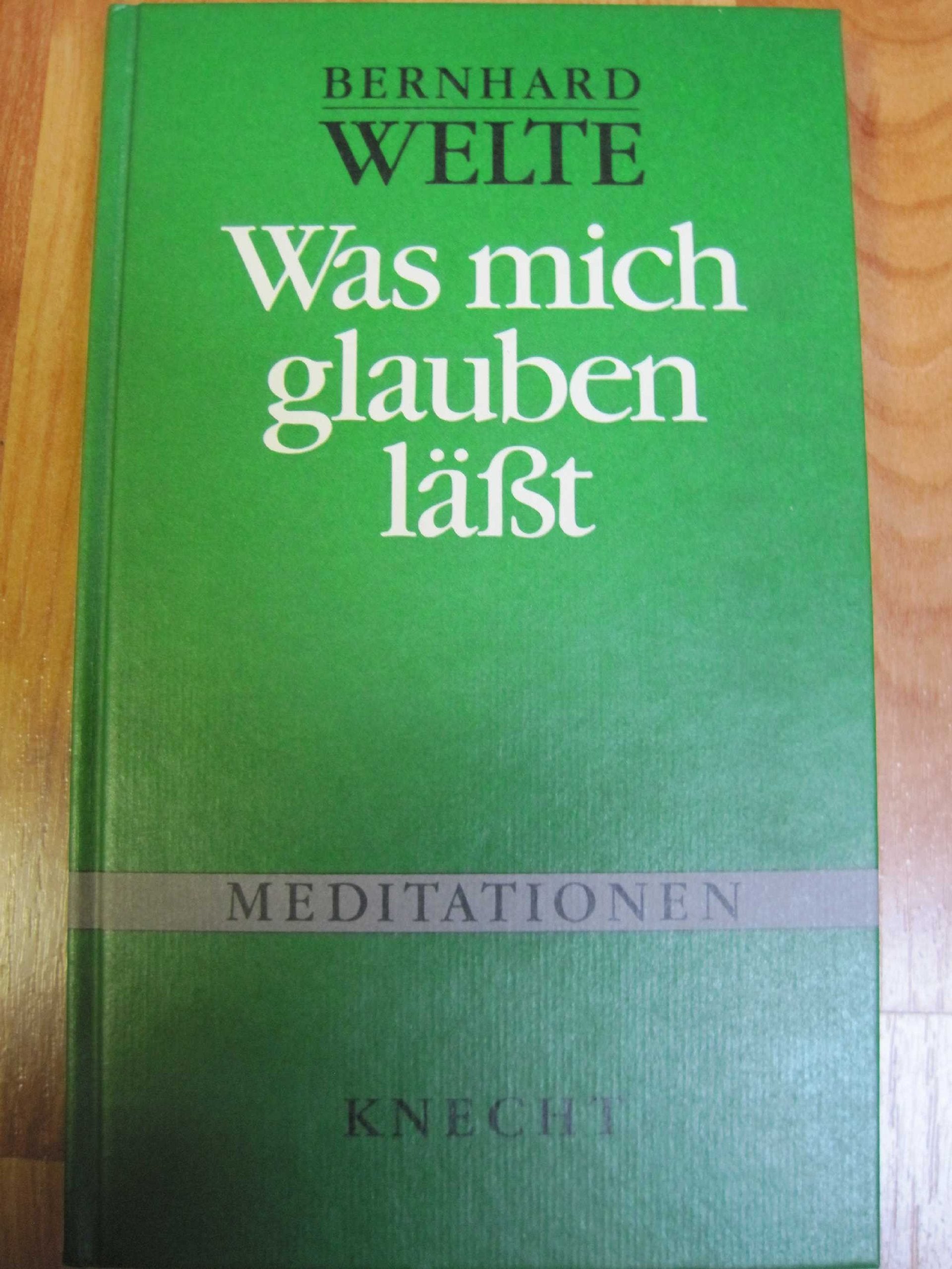 Was mich glauben lässt Books