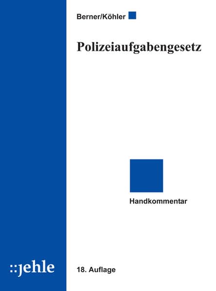 Product Image: Polizeiaufgabengesetz: Handkommentar