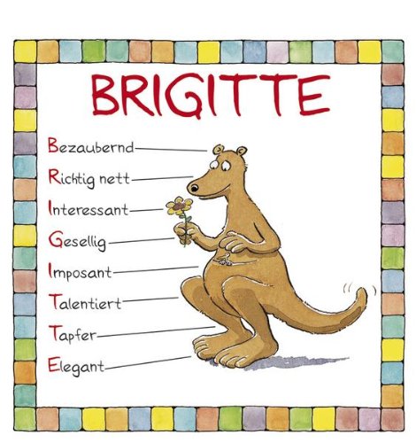 Namenskalender Brigitte: Immerwährender Kalender Calendars