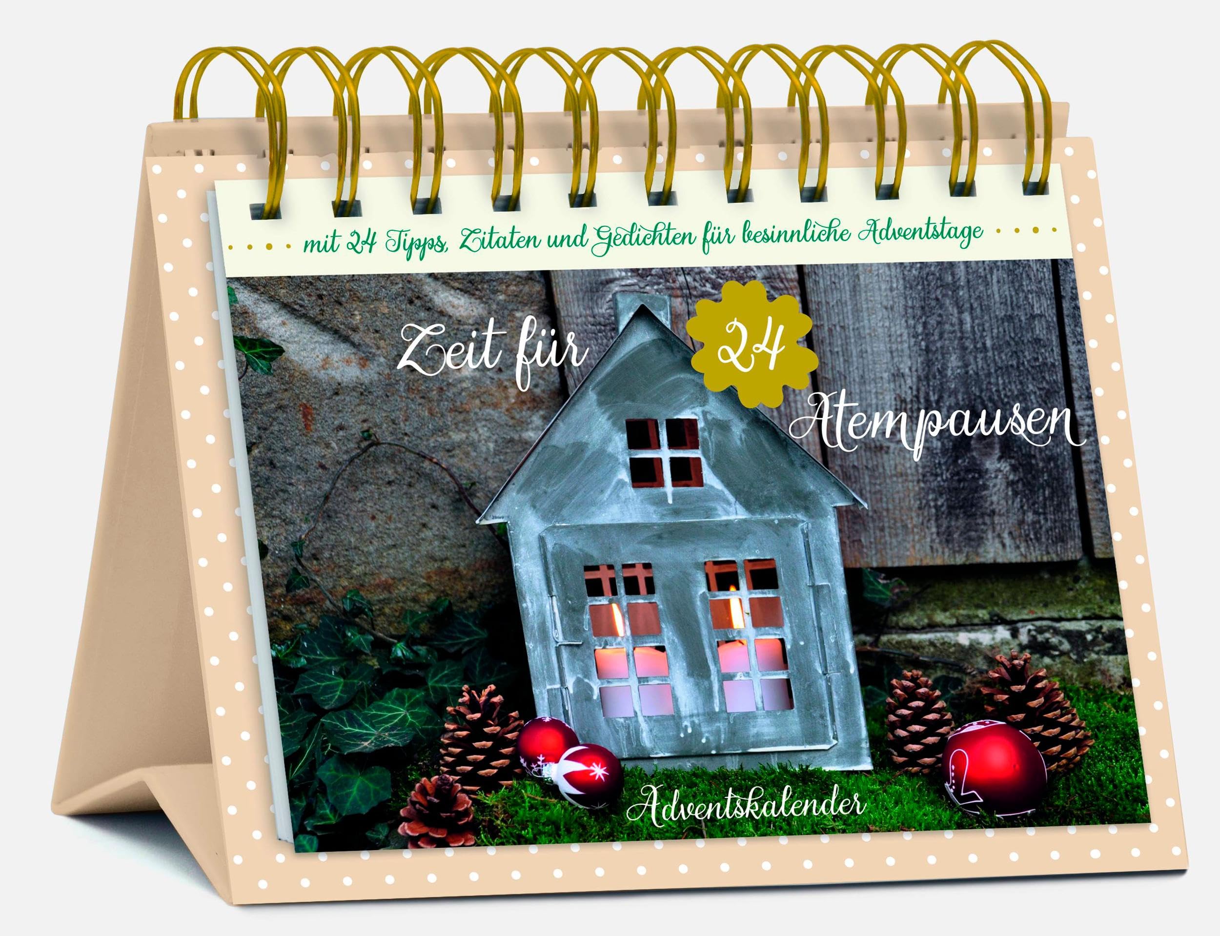 Tisch-Adventskalender "Zeit für 24 Atempausen": Postkartenkalender zum Aufstellen Leisure, Home & Garden