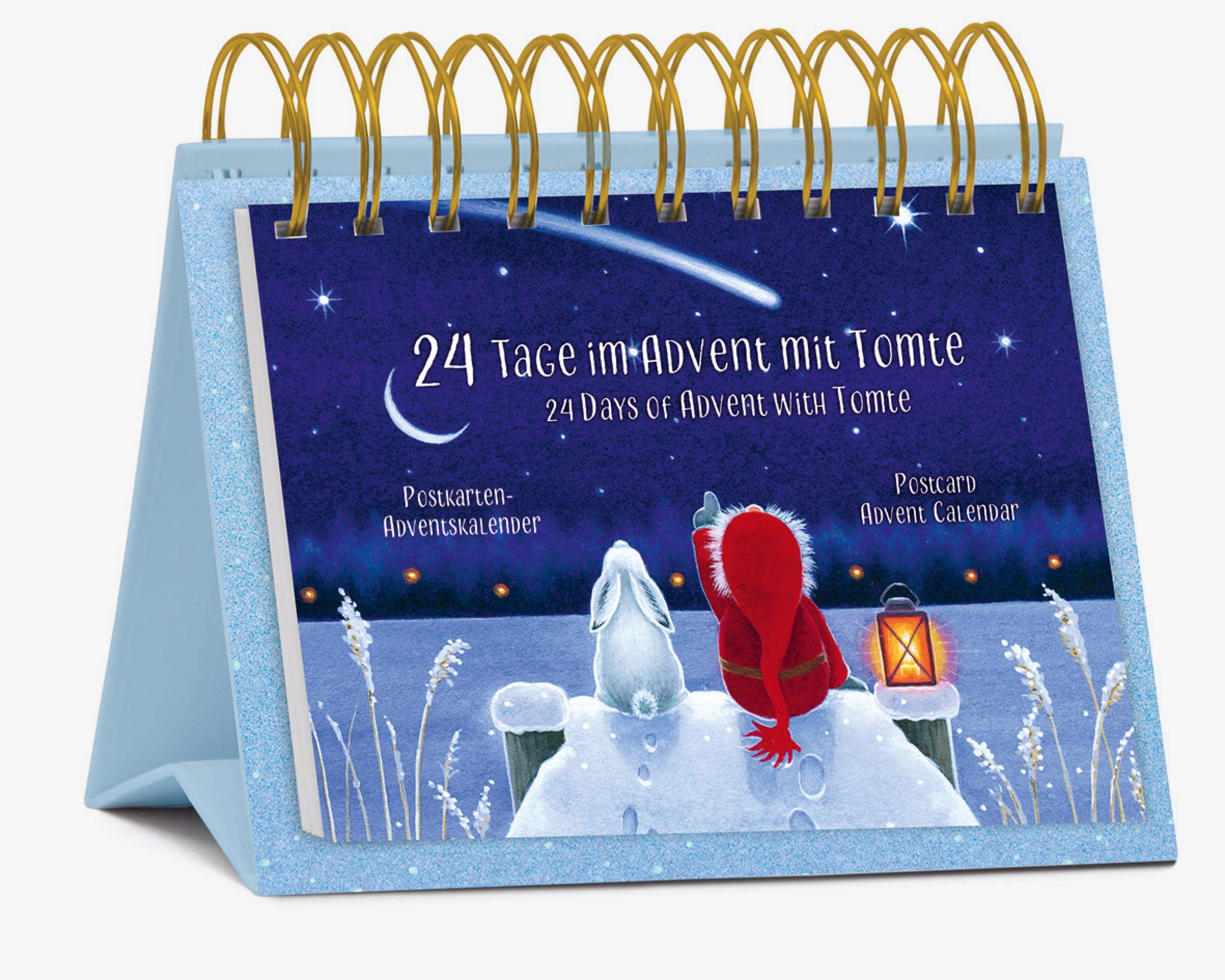 Postkarten-Adventskalender "24 Tage im Advent mit Tomte" Film, Art & Culture