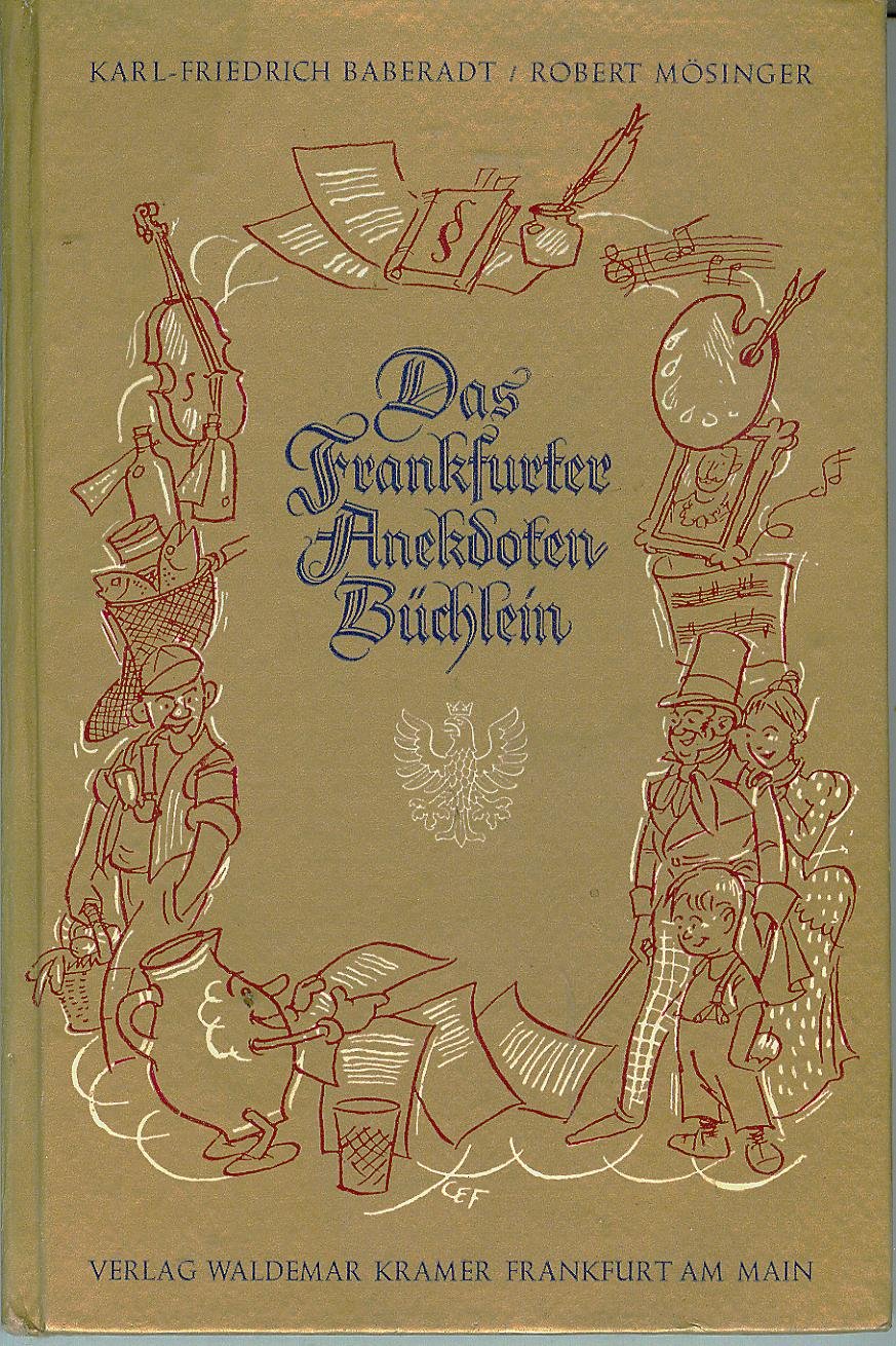 Das Frankfurter Anekdoten- Büchlein Books