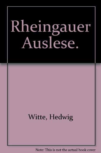 Rheingauer Auslese Fiction Books